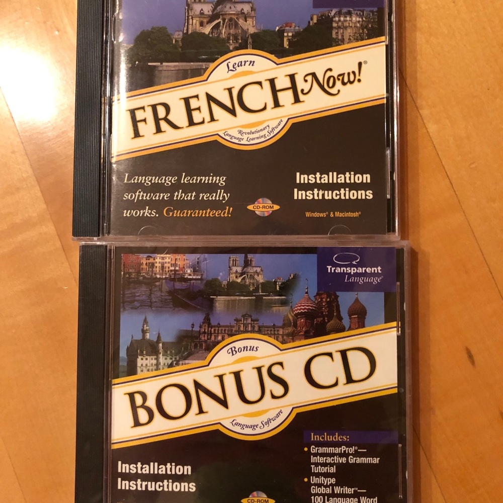 Learn French Now language learning software.